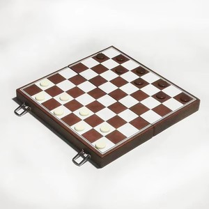 Pu Da Bàn Cờ Bộ 2 Trong 1 Từ Bằng Gỗ Cờ Vua Cờ Cờ Gấp Du Lịch Xách Tay Cờ Set Cho Não Tập Thể Dục - Product Image 4