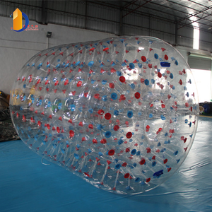 YUQI Venta de fábrica de agua Bola de rodillo en juguetes bola inflable de PVC de agua de burbuja de fútbol bola piscina - Product Image 5