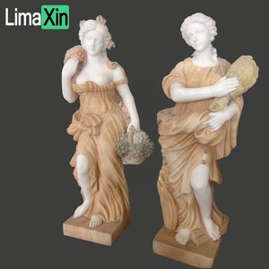 Su misura famoso intagliato a mano decorazione da giardino in <span class=keywords><strong>marmo</strong></span> naturale femmina a tre grazie <span class=keywords><strong>statua</strong></span> in pietra - Product Image 5