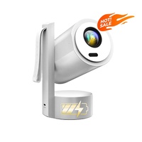 NKIWI R3P Nuevo 6000mAh Mini proyector de video recargable 1080P 4K 250ANSI Smart Android 13 Batería incorporada portátil para exteriores
