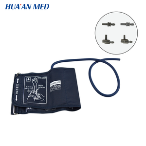 HUAAN MED mesin <span class=keywords><strong>Monitor</strong></span> tekanan darah bayi, tempelan nilon ukuran anak-anak 10-19CM lengan atas Digital dengan konektor - Product Image 5