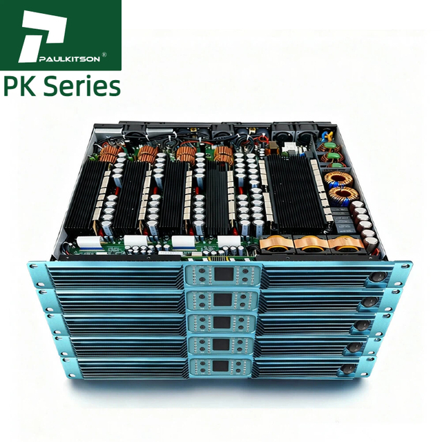 Paulkitson Amplifier PK435 Professional Class D Audio Power Amplifier Hifi Audio System 2Ω Sound Equipment Amplifiers