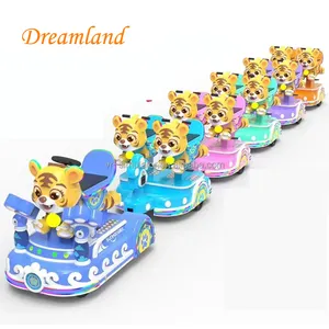 Dreamland Brand Shopping Mall Kids Mini Tiger Electric Trackless Train For Amusement Rides Park