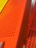 Panneau d'écran en PU ignifuge à montage sur rail avec conception anti-colmatage pour le criblage de sécurité des mines souterraines de charbon
