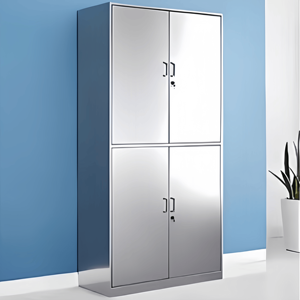 Armadietto Ospedaliero Multifunzione in Acciaio Inox dal Design Moderno per Sala Operatoria e Stoccaggio Farmaceutico - Product Image 1