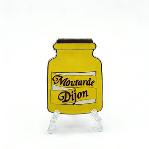 Aimant <span class=keywords><strong>de</strong></span> réfrigérateur en métal amusant <span class=keywords><strong>pour</strong></span> la décoration <span class=keywords><strong>de</strong></span> <span class=keywords><strong>cuisine</strong></span>, avec pot <span class=keywords><strong>de</strong></span> moutarde <span class=keywords><strong>de</strong></span> Dijon et finition émaillée <span class=keywords><strong>de</strong></span> qualité supérieure, <span class=keywords><strong>cadeau</strong></span> <span class=keywords><strong>de</strong></span> <span class=keywords><strong>cuisine</strong></span> mignon - Product Image 1