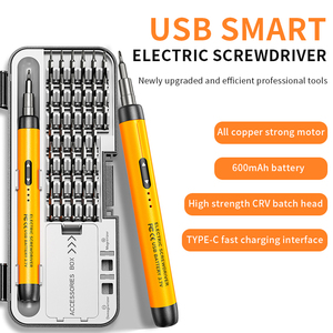Kit de desmontaje electrónico de precisión 38 en uno, nuevo <span class=keywords><strong>destornillador</strong></span> eléctrico inalámbrico <span class=keywords><strong>para</strong></span> teléfono móvil <span class=keywords><strong>para</strong></span> fuente eléctrica DIY - Product Image 5