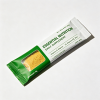 Bolsa con Logotipo Personalizado para Sobres de Electrolitos, Bolsa de Embalaje para Suplementos Vitamínicos en Polvo de Matcha, Bolsa de Gel con Sellado Trasero