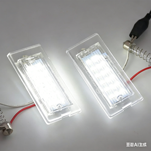 Éclairage de plaque d'immatriculation LED blanc pour <span class=keywords><strong>BMW</strong></span> X5 E53 1999-2006 <span class=keywords><strong>X3</strong></span> <span class=keywords><strong>E83</strong></span> 2003-2010 - Product Image 4