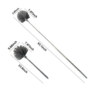 Spider Web Trần Làm Sạch Mái Nhà Tạo Tác Có Thể Điều Chỉnh Chiều Dài Hộ Gia Đình Chổi Tro Khăn Lau Bụi Góc Bàn Chải - Product Image 2
