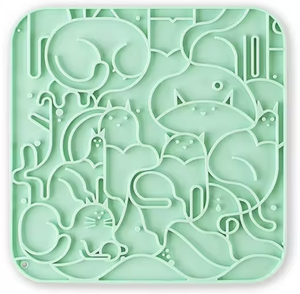 Anti-Verschlucken Langsam-Fress-Hundematte Leckmatte mit Filigranen Mustern Geistige Beschäftigung Futterspender für Schnellfresser - Product Image 3