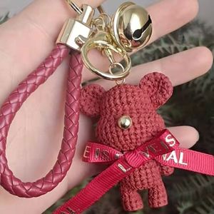 New Cartoon Resin Wool Bear Keychain <b>Chain</b> Female Creative Cute Fashion Couple Accessories Bag Pendant Gift <b>Key</b> <b>Chains</b> - Product Image 5