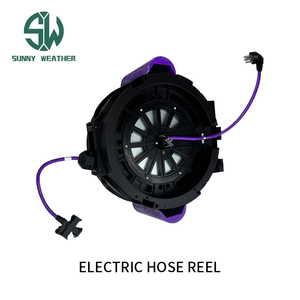 Enrouleur de <span class=keywords><strong>tuyau</strong></span> électrique rétractable 3 en 1 10m Pistolet de nettoyage <span class=keywords><strong>pour</strong></span> lavage de voiture Garage Atelier - Product Image 5