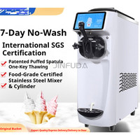 Machine à crème glacée molle commerciale haute capacité