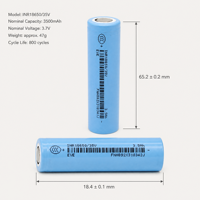 Batería de Iones de Litio EVE 18650 35V Nueva para Bicicleta Eléctrica, 3500mAh, 3.65V, Celda 18650