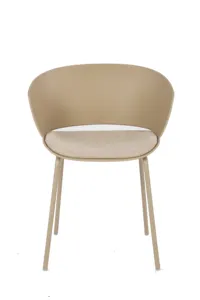 Desain Modern pabrik Cina kursi jala plastik ruang makan kursi PP kursi makan plastik