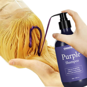 Champú <span class=keywords><strong>para</strong></span> cabello <span class=keywords><strong>azul</strong></span> púrpura anti-latón, champú tonificante púrpura de etiqueta privada <span class=keywords><strong>para</strong></span> tratamiento de decoloración del cabello <span class=keywords><strong>rubio</strong></span> y plateado - Product Image 1