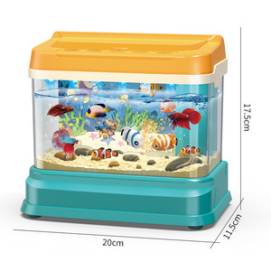 Simulatie-<span class=keywords><strong>aquarium</strong></span> voor kinderen, elektrische watercirculatie, multifunctioneel, kan echte vissen en kwallen opvoeden, magnetisch <span class=keywords><strong>aquarium</strong></span> - Product Image 5