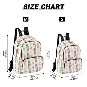 Small Casual <b>Mini</b> Girls Quilted Rucksack Zipper Travel School Bag Custom Print Hawaiian <b>Backpack</b> for Women - Product Image 3