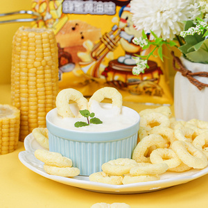 Anillos de maíz al por mayor de JIUR, aperitivos semisuaves con sabor a leche dulce y saludable crujiente en bolsa para uso doméstico - Product Image 4