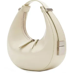 Customized New Leather Women's Bags Crescent Bags Versatile Mini Shoulder Bags Women's Handbags