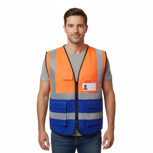 เสื้อกั๊กนิรภัยเด็กแบบสะท้อนแสง พกพาสะดวก สวมใส่ง่าย  โลโก้สั่งทำได้ ระบายอากาศได้ดี ผลิตจากโพลีเอสเตอร์ สะท้อนแสง  โลโก้ปรับแต่งได้ - Product Image 3