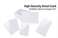 Carte RFID Fudan F08 13,56 MHz ISO14443A 1K, puce vierge en PVC, étanche, écologique, carte intelligente pour contrôle d'accès, clé d'hôtel, serrure de porte