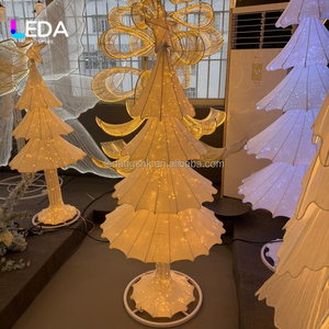 LEDA Large Illuminated Fabric LED Christmas Tree Glowing Xmas <b>Prop</b> for Wedding <b>Stage</b> Mall Commercial Holiday Decoration - Product Image 1