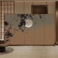 Paravent pliable 3D de style chinois pour salon, chambre, bureau, hôtel