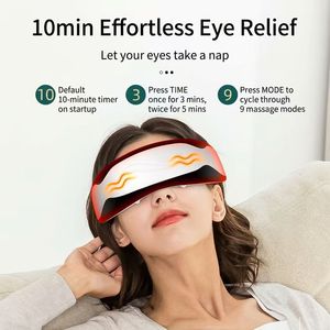 Máscara Recargable con Calor y Vibración para Ojos Secos, <span class=keywords><strong>Migraña</strong></span>, Insomnio, Ojos Hinchados, Máscara para Relajación y Alivio del Estrés - Product Image 4