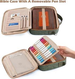 Bolsas y bolsas bíblicas de muestra gratis, funda bíblica grande, correa para el hombro, bucles de bolígrafo desmontables, accesorios bíblicos - Product Image 3