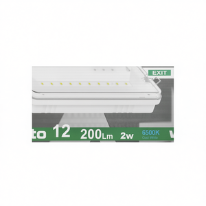 LED <b>Emergency</b> Lamp 2W 6500K Cold <b>Light</b> Rechargeable Indoor Outdoor Use - Product Image 3