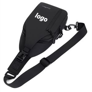 Sac messager décontracté pour homme avec logo personnalisé, couleur unie, nouveau design, sac bandoulière, vente en gros - Product Image 1