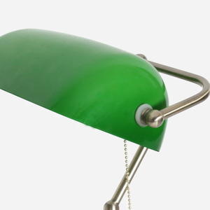 <span class=keywords><strong>Lampe</strong></span> de table vintage en verre vert avec interrupteur à glissière, style <span class=keywords><strong>banquier</strong></span>, <span class=keywords><strong>lampe</strong></span> de bureau pour bureau, chambre à coucher, chevet, lecture - Product Image 5