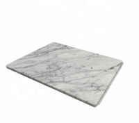 Planche à découper rectangulaire en marbre blanc de haute qualité, écologique, durable, épaisseur 1,3 cm, pour hacher, marque PS, vente en gros d'usine chinoise