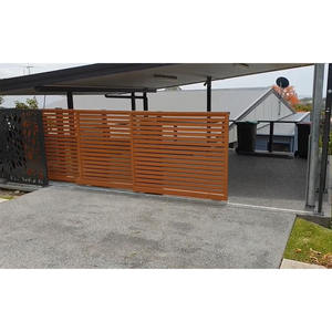 Portes coulissantes automatiques en aluminium télescopiques à 3 panneaux de conception moderne - Product Image 2