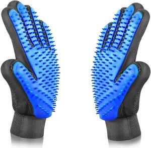 Professional Double Hand Grooming Glove <b>Brush</b> Set for Cats Dogs and Small Animals Soft Silicone <b>Pet</b> Hair Remover for Loose Fur - Product Image 1