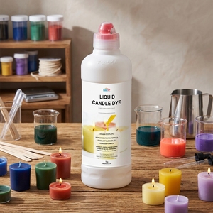 Colorante Liquido per Candele 1kg, Solubile in Olio, Inodore, Alta Concentrazione, per Fabbriche di Candele Commerciali, Cera di Soia e Cocco, Forte - Product Image 2