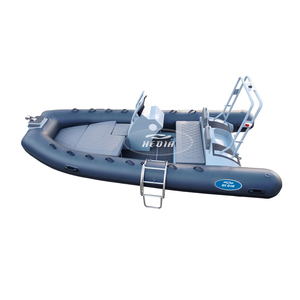 CE 14 pies-Barco de aluminio soldado, pvc, hypalon v, rib de casco de aluminio schlauchboot gomone 430 - Product Image 6