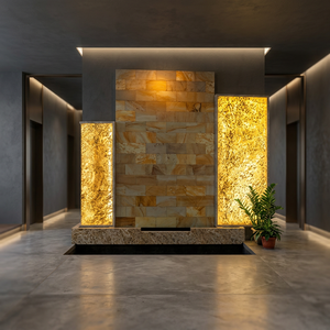 Panel Decorativo de Pared para Exteriores, Bloques Naturales de Piedra de Pizarra, Revestimiento de Piedra Cultivada de 1-1.5 cm de Espesor - Product Image 2
