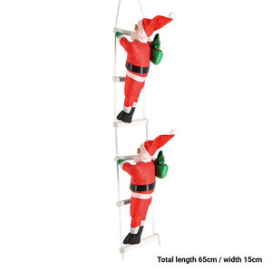 Pendentif Père Noël pour voiture, décoration de voiture, position arrière, décoration intérieure créative, ambiance festive de Noël, 45 cm - Product Image 6