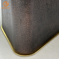 Ensemble de tables basses en marbre et verre, style nordique, illumine le salon