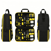 Kit d'outils de télécommunications 8 pièces, pince à sertir réseau 3 voies 4p6p 8p, couteau à dénuder les fils, prise en charge de la personnalisation OEM