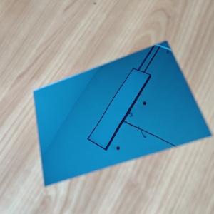 Feuille de miroir acrylique verte 1220x2440mm 4x8 pieds certifiée ISO 9001, surface résistante aux rayures, service de découpe, taille personnalisable - Product Image 5