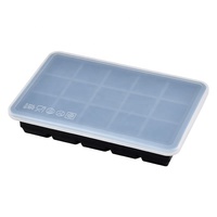 Bac à glaçons carré en silicone alimentaire Wayhive à 15 cavités, souple, réutilisable, sans BPA, facile à démouler, congélation rapide