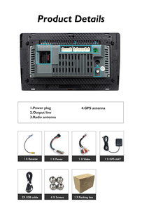 Universel <span class=keywords><strong>Android</strong></span> 10.0 caméra de recul Full Touch hd écran <span class=keywords><strong>android</strong></span> autoradio multimédia 7 pouces <span class=keywords><strong>android</strong></span> voiture cd lecteur dvd - Product Image 6
