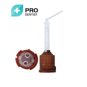 50 pièces de qualité dentaire dentaire 76mm embouts de mélange d'impression bleu/blanc - Product Image 4