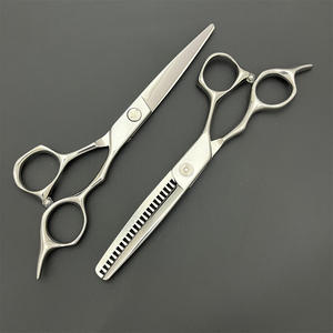 Ciseaux à cheveux CNC VG10 6 pouces, ciseaux à effiler pour droitiers, usage professionnel, acier inoxydable, lame standard - Product Image 1