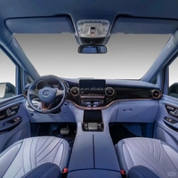 Boîte d'accoudoir de console centrale Mercedes Vito V-Class W447 avec réfrigérateur à compresseur, porte-gobelet, chargeur sans fil, OEM d'usine