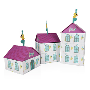 Tùy Chỉnh Phim Hoạt Hình Nhà Hình Từ Đóng Cửa Hộp Quà Tặng Các Tông Cứng Nhắc Với Matte Kết Thúc Cho Mỹ Phẩm Hoặc Trẻ Sơ Sinh Quà Lưu Niệm - Product Image 5